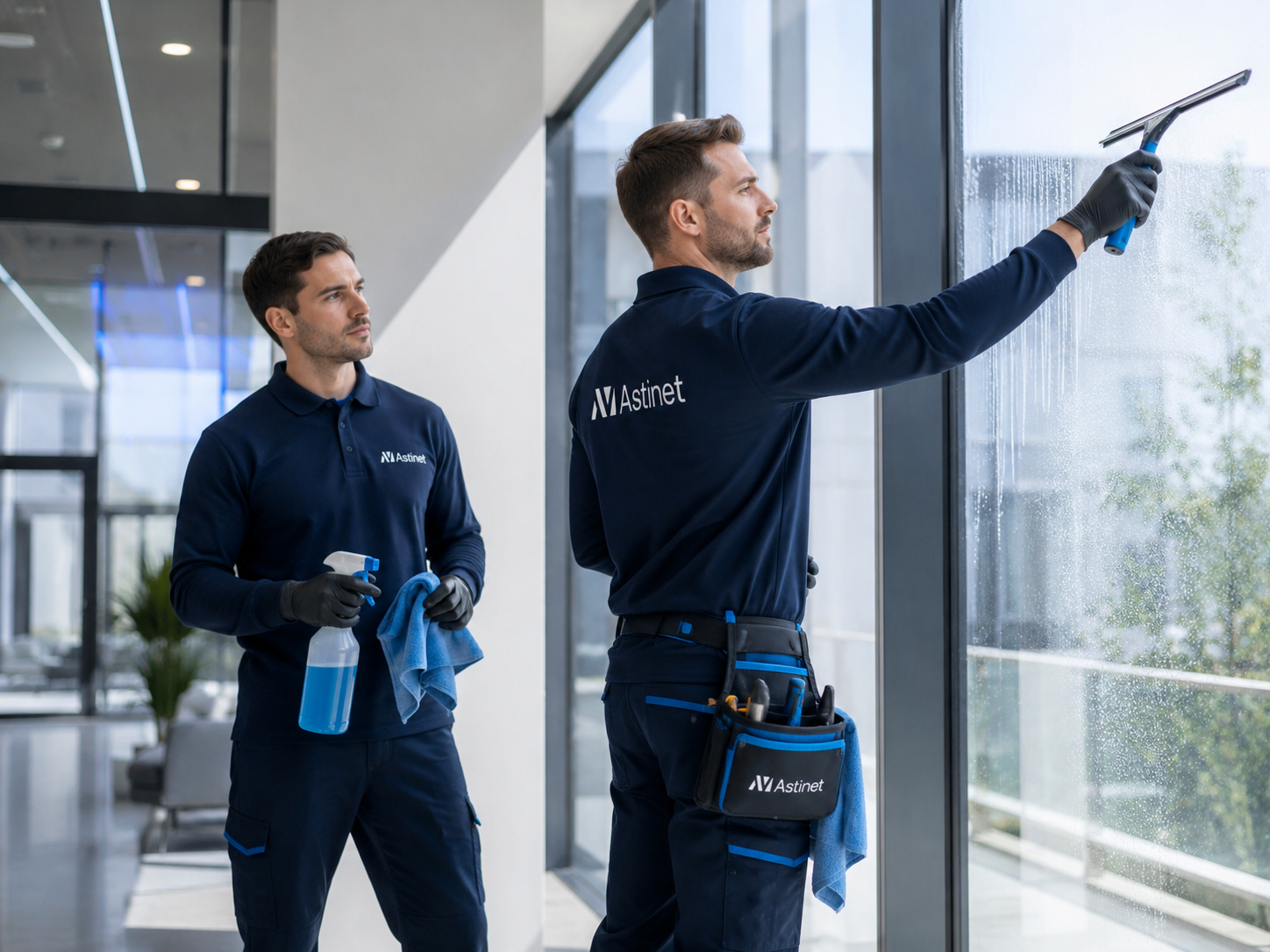 Nettoyage de vitre à Caen par Astinet