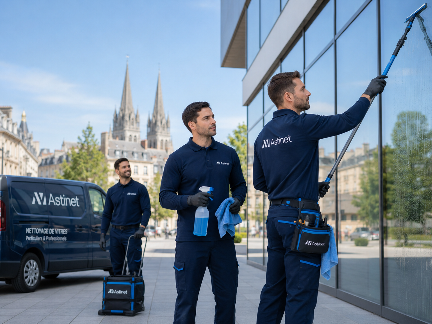 Nettoyage de vitres à Caen et dans le Calvados