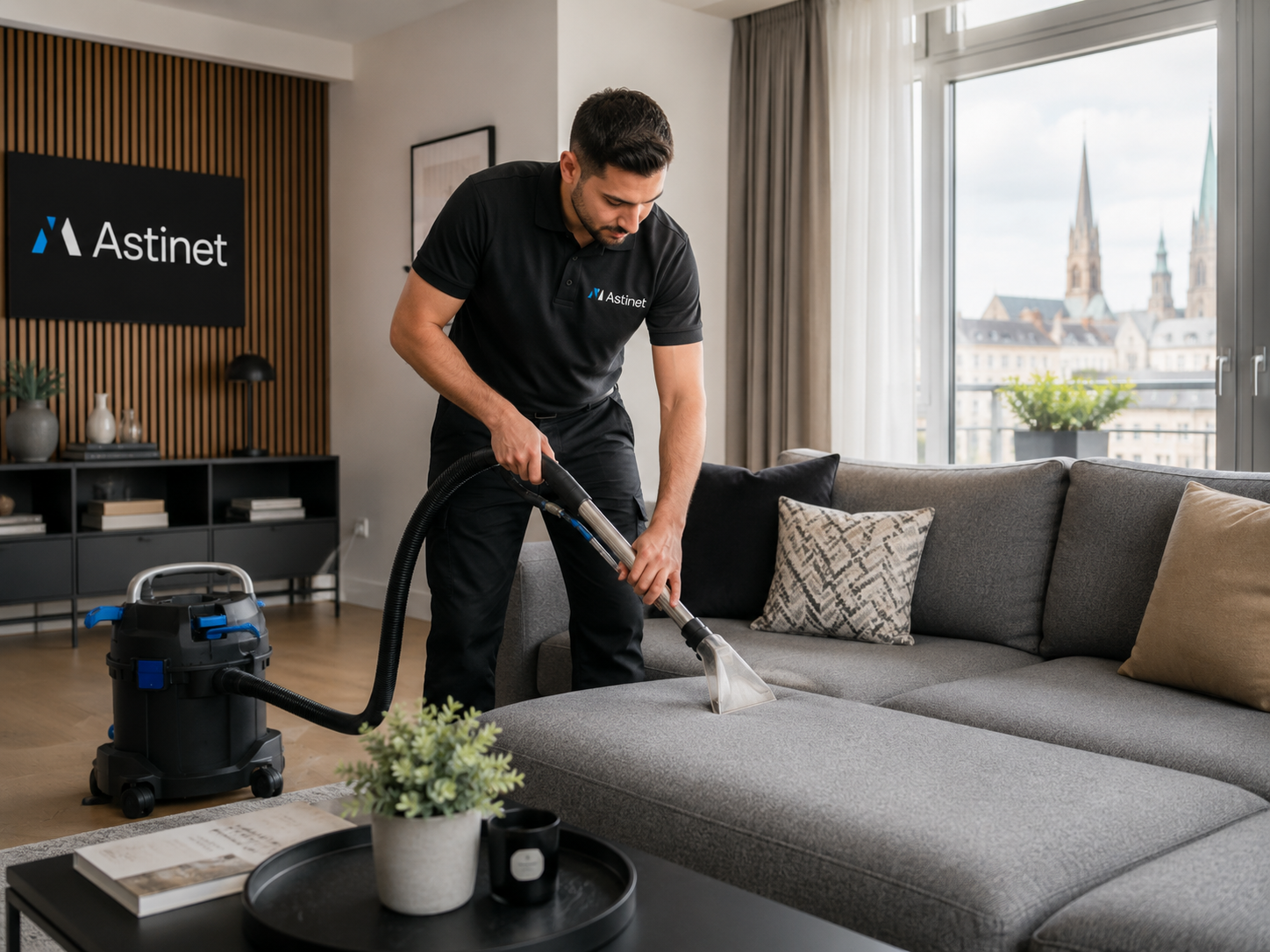Nettoyage de canapé à Caen par Astinet