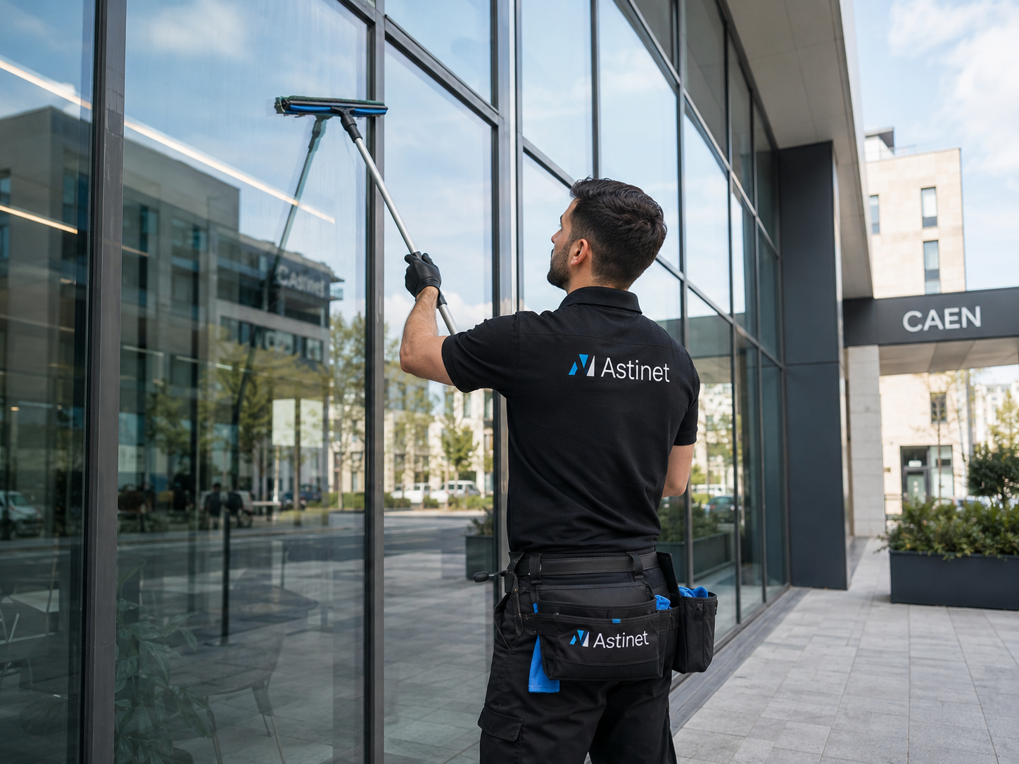Nettoyage de vitres à Caen pour particuliers et professionnels